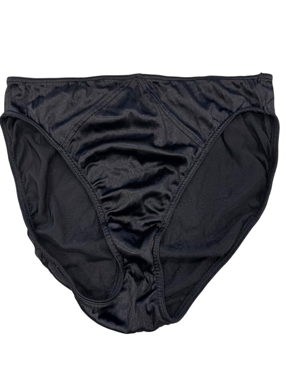 Victoria's Secret XL Second Skin Satin Liquid Shiny Nylon High-Waist Ruched Biki